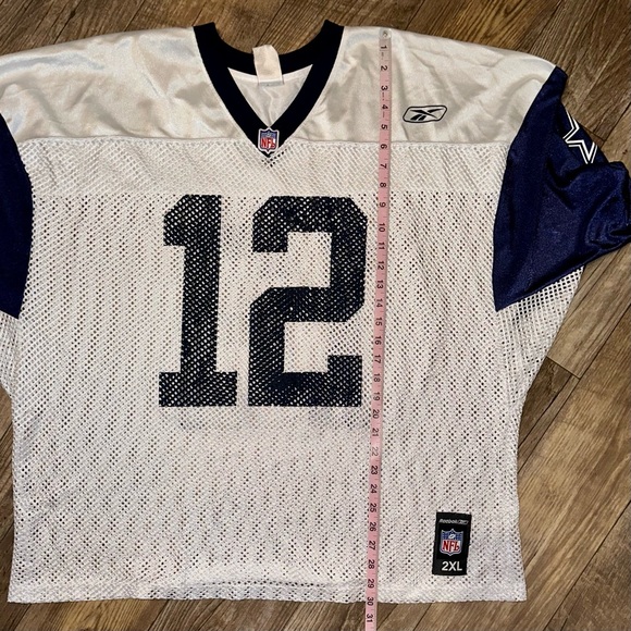SOLD 💕Reebok NFL Dallas Cowboys 12 Mesh Jersey - Picture 13 of 13